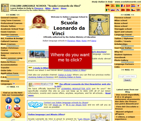 scuolaleonardo.com screenshot