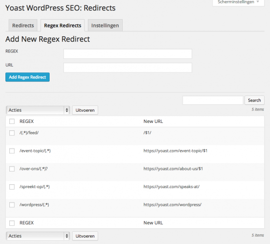 define regress in javascript