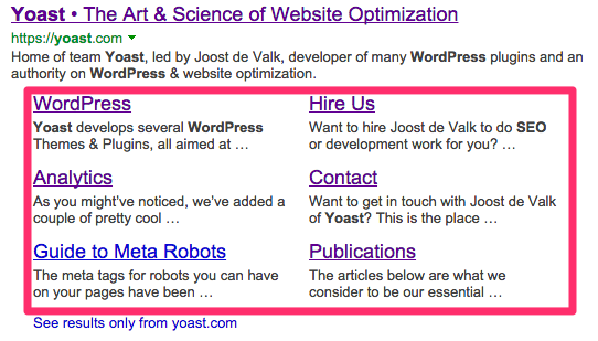 Bing Webmaster Tools - Deep Links