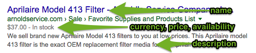 Product Page SEO: Schema in Google