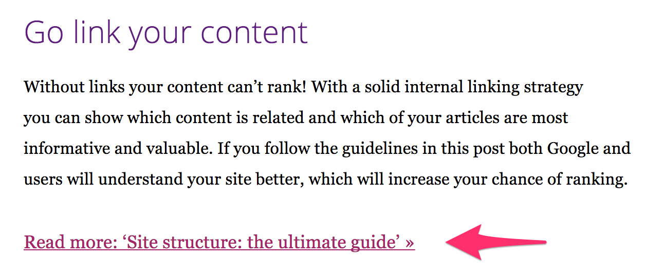 linking to related posts below your article