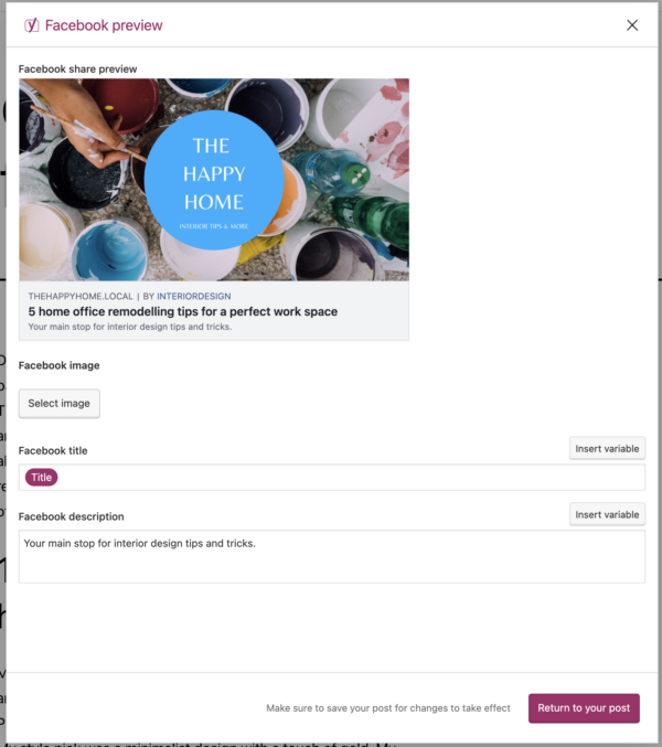 How to set custom Facebook OpenGraph tags • Yoast