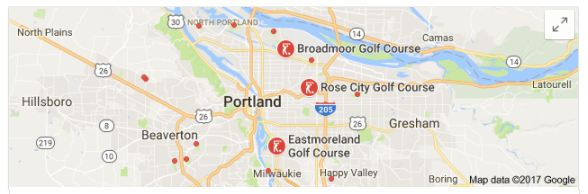 golf courses portland