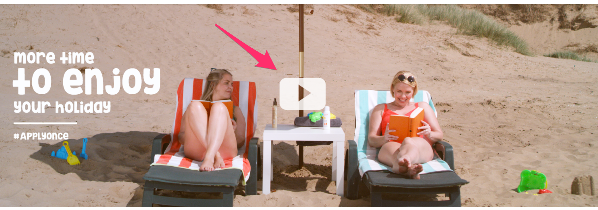 Slider image link to video
