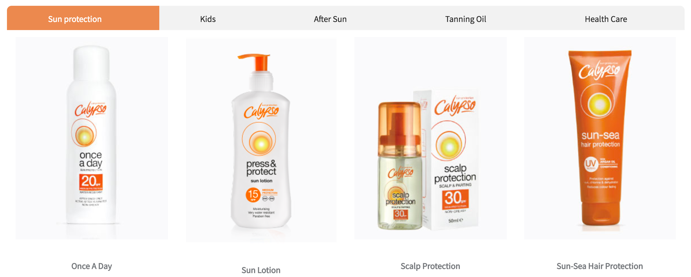 Product overview Calypsosun