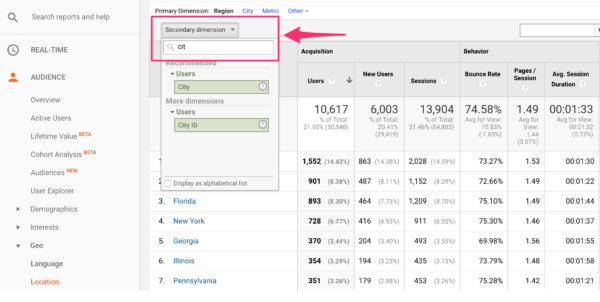 What Is A Secondary Dimension In Google Analytics