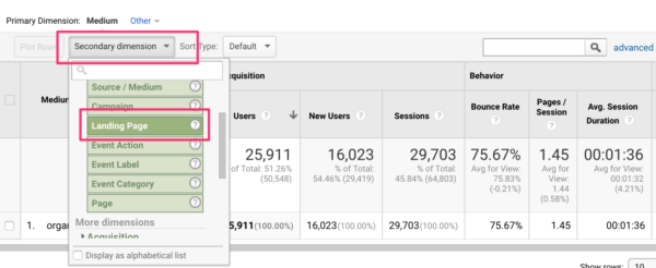 What Is A Secondary Dimension In Google Analytics