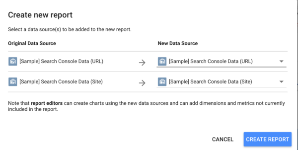 Connect your own site to the Search Console Report