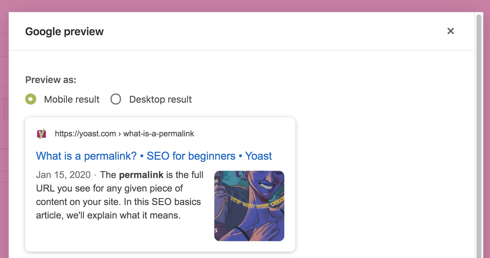 How to use the Google / snippet preview in Yoast SEO • Yoast 2