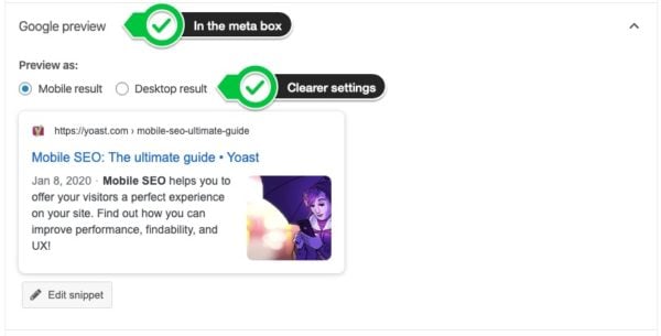 Yoast SEO 12.9: Google Preview and more fixes • Yoast 2