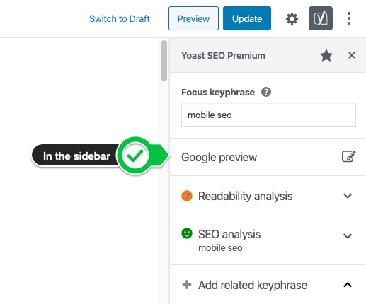 How to use the Google / snippet preview in Yoast SEO • Yoast 1