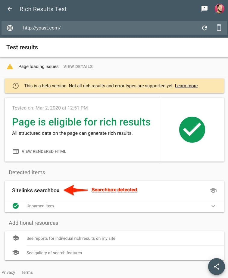 Google's Sitelinks Searchbox, with or without Yoast SEO • Yoast