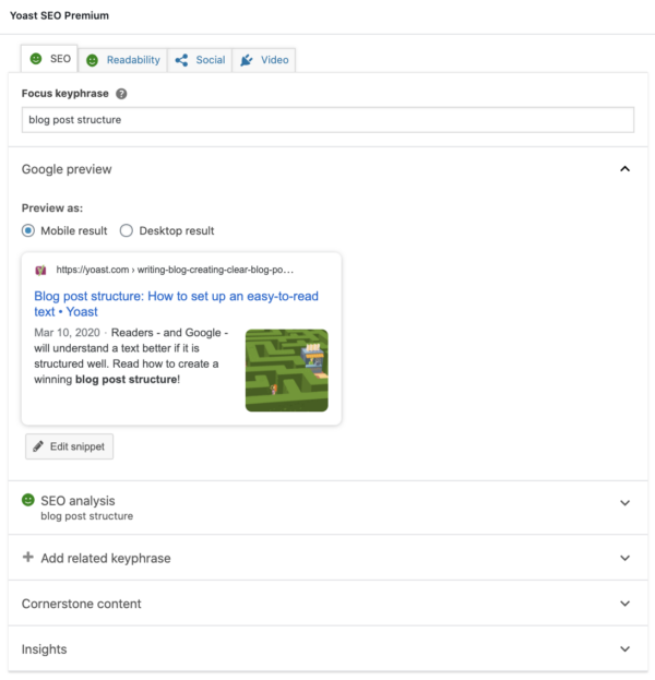 yoast seo metabox