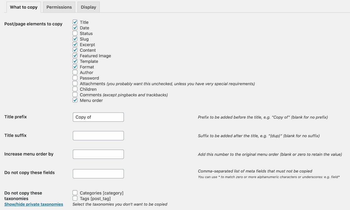 Yoast Duplicate Post • Yoast