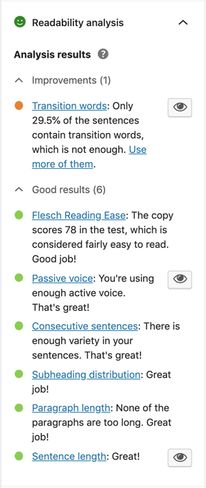 How to use the readability analysis in Yoast SEO