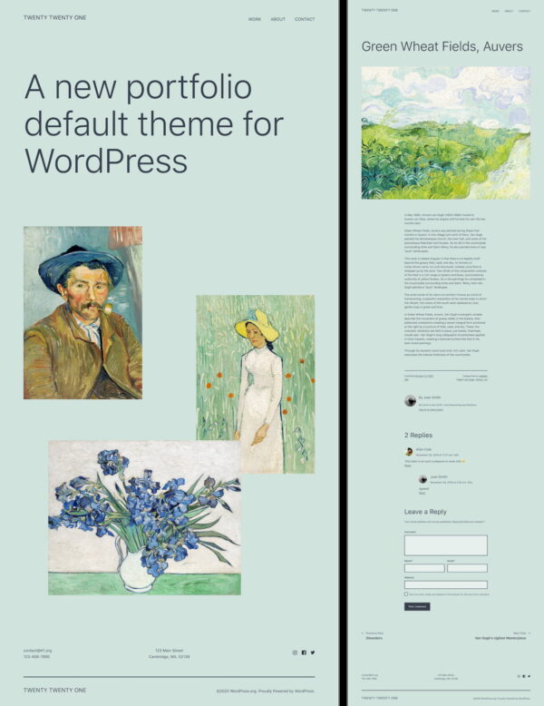 Twenty Twenty-One: New default theme for WordPress 5.6