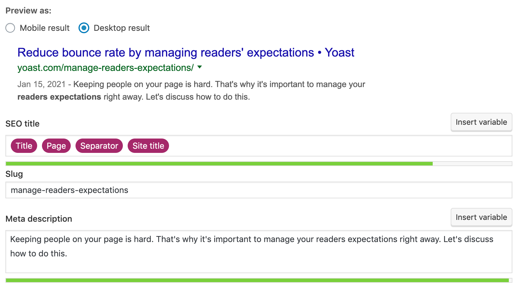 Meta descriptions - Yoast SEO Features • Yoast