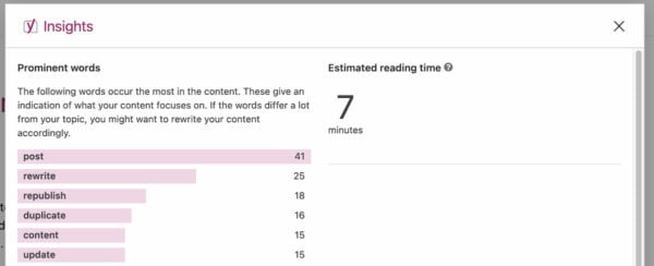 Yoast SEO 15.6: Estimated reading time and Norwegian word forms