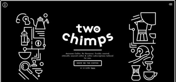 two chimps coffee