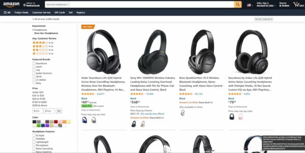 Easier online shopping with eCommerce filters for products