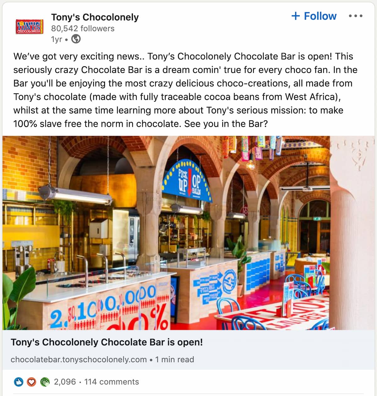 10 Examples Of Social Media Posts To Get Inspired Yoast   Example Of Social Media Post By Tony Chocolonely2 