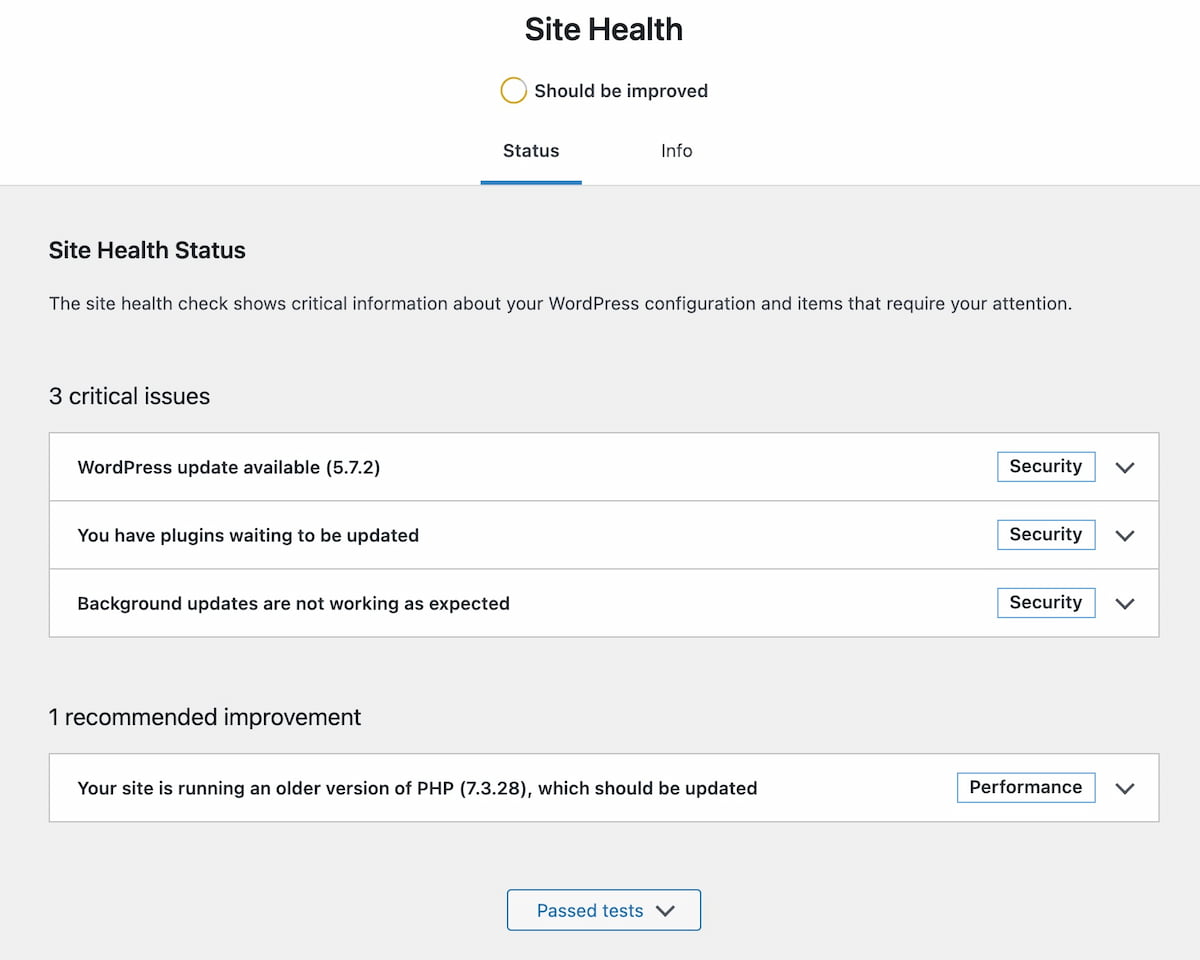 a1 website analyzer searching for custom term in html