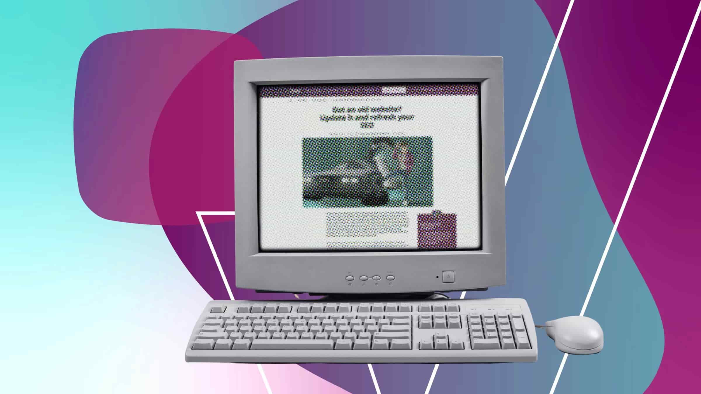 featured image showing an old computer