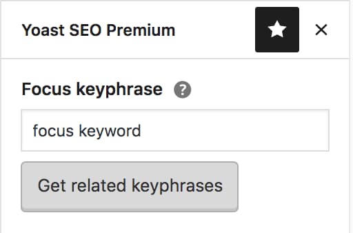 The perfect focus keyword for your post or page Yoast