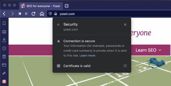 ssl security yoast.com