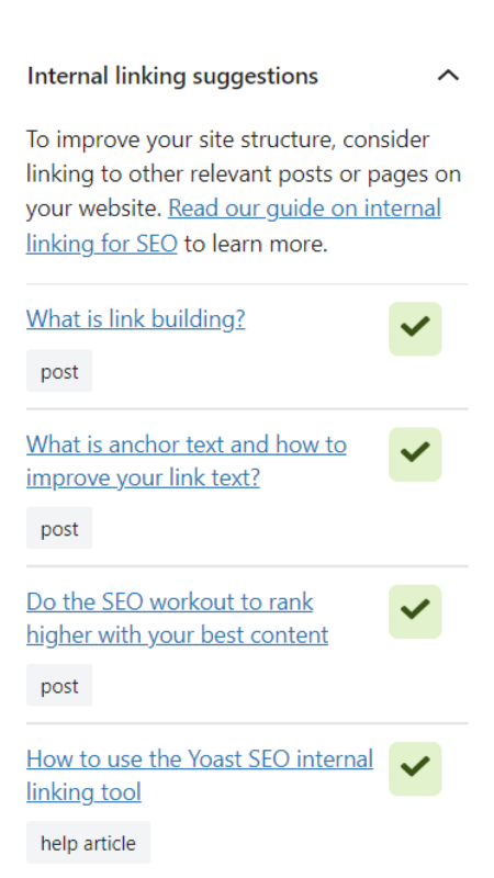 the internal linking feature suggests 4 posts that are related to this post you're reading. We do use these suggestions and link to t،se 4 posts in this post.