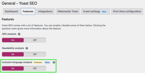 Yoast SEO Premium 19.2: A new inclusive language analysis — in beta