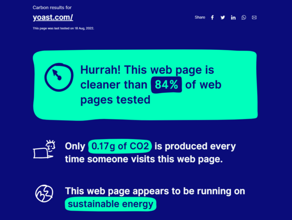 The carbon footprint of your website and how to reduce it