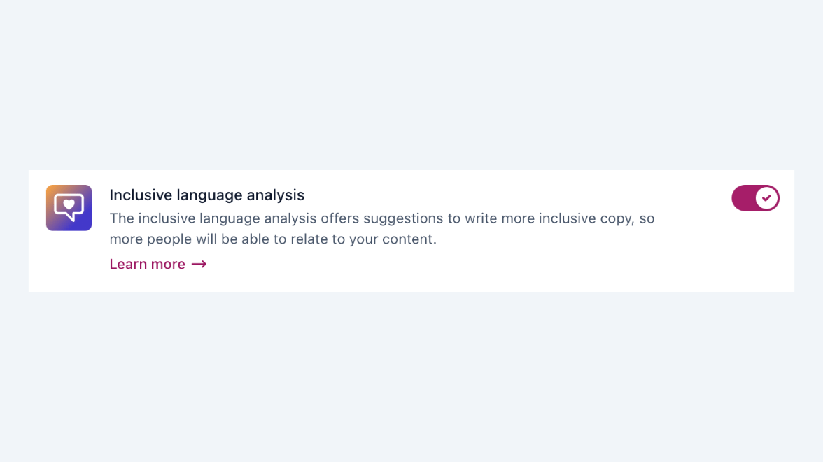 Inclusive Language Ritten Text Examples Inclusive Language Analysis - Yoast SEO Features • Yoast