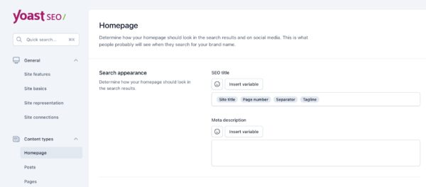 Optimizing the SEO title and meta description of your homepage • Yoast