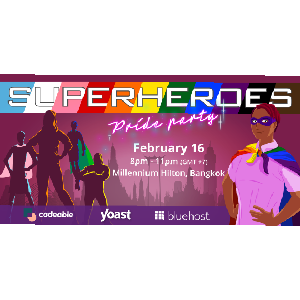 Superheroes pride party