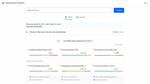 What it takes to improve your mobile PageSpeed score