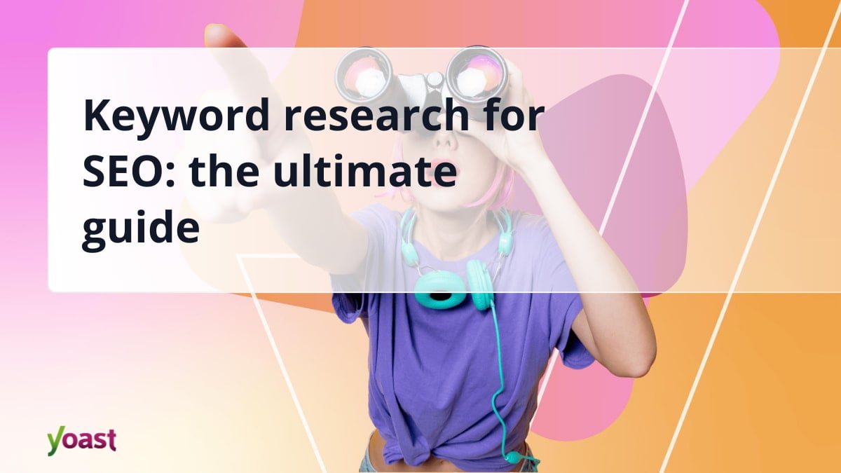 Keyword research concept