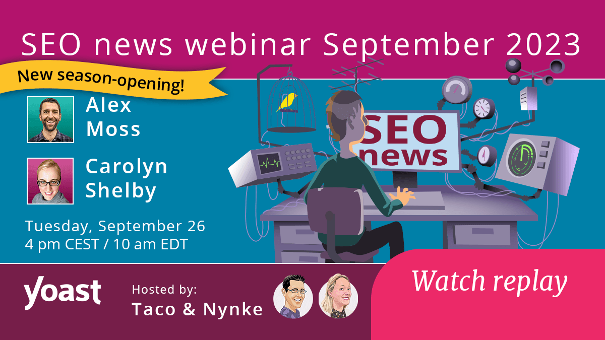 Yoast SEO News - October 2023 Edition • Yoast