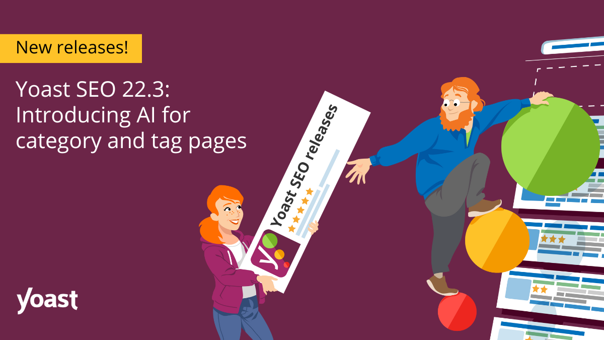 Yoast SEO 22.3: Introducing AI for category and tag pages