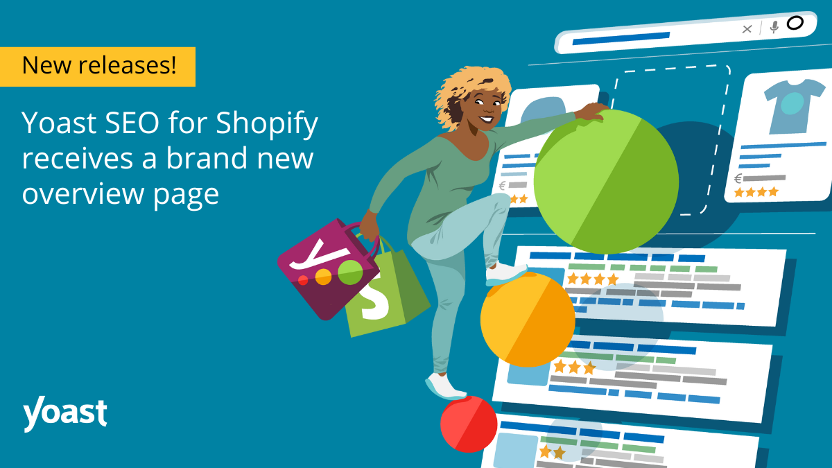 Yoast SEO for Shopify receives a brand new overview page