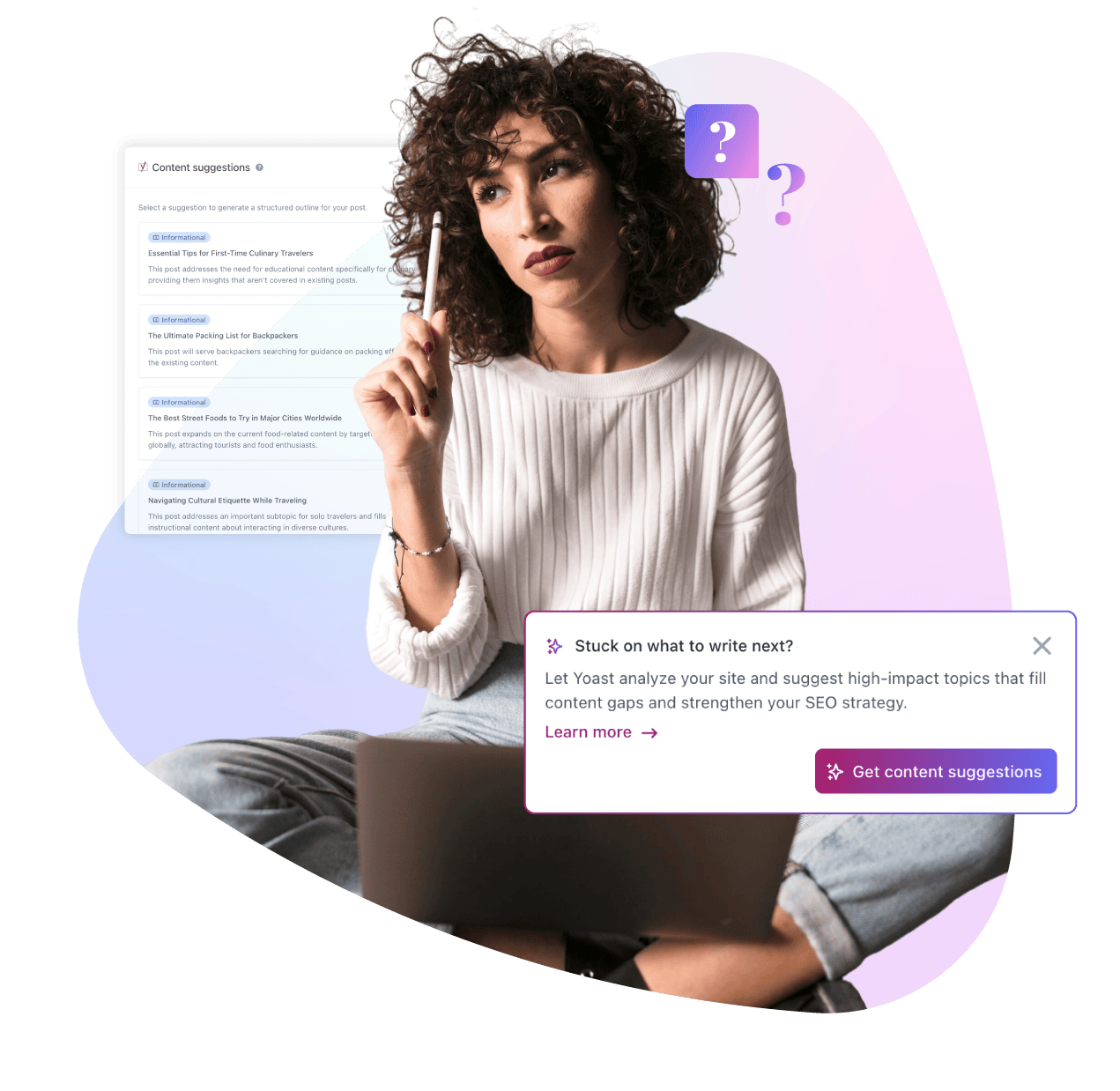Yoast AI Content Planner feature illustration