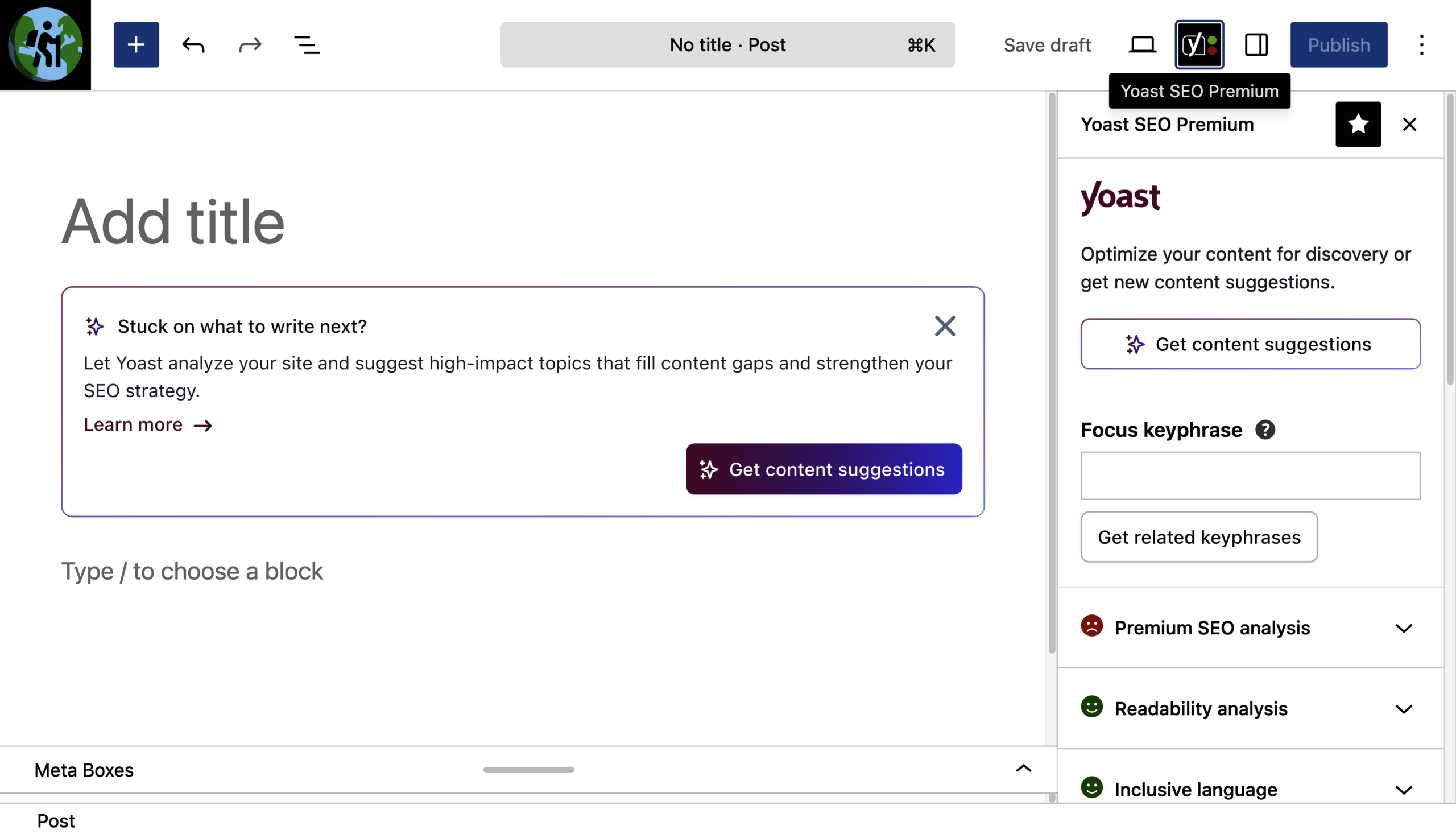 New: Yoast AI Content Planner turns a blank post into a structured draft