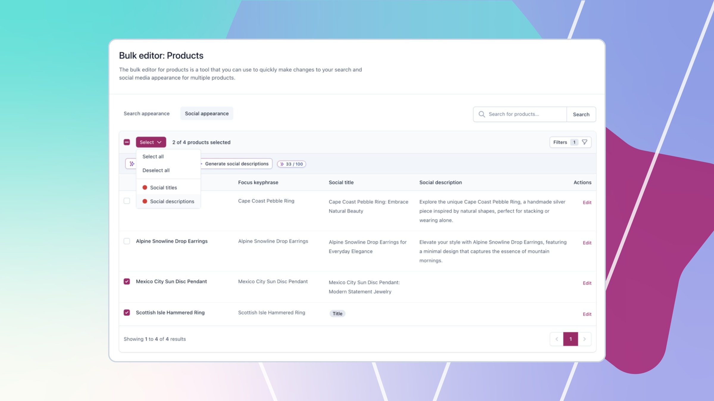 Yoast SEO 28.4 Update Enhances Bulk Editing, AI Metadata Tools