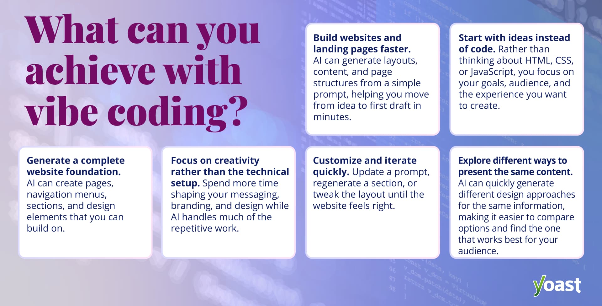what can you achieve with vibe coding