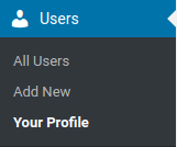 Admin : Users : Your Profile