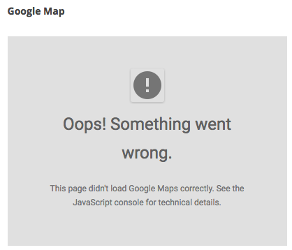 Google Maps Are Not Working Yoast