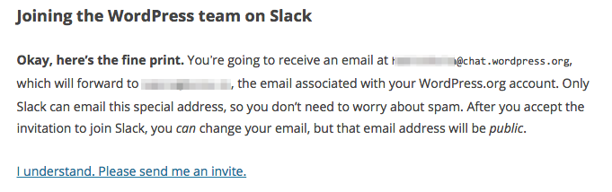 Joining the WordPress team on Slack