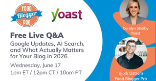 Foodblogger Q&A: Google updates, AI search, and what actually matters for your blog in 2026