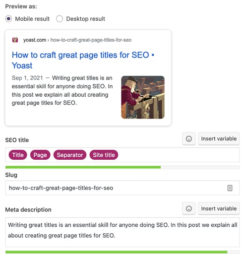 grijnzend Cornwall Machtig How to craft great page titles for SEO • Yoast