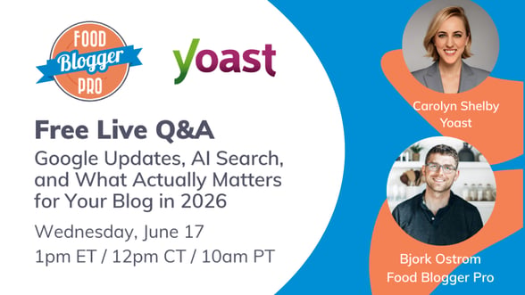 Foodblogger Q&A: Google updates, AI search, and what actually matters for your blog in 2026